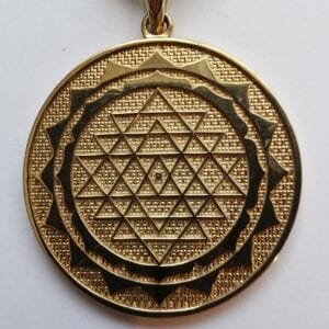 Sri Yantra Gold Color