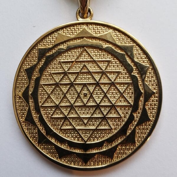 Sri Yantra Gold Color